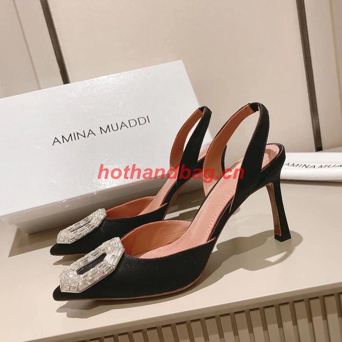 Amina Muaddi Shoes AMS00024 Heel 8.5CM
